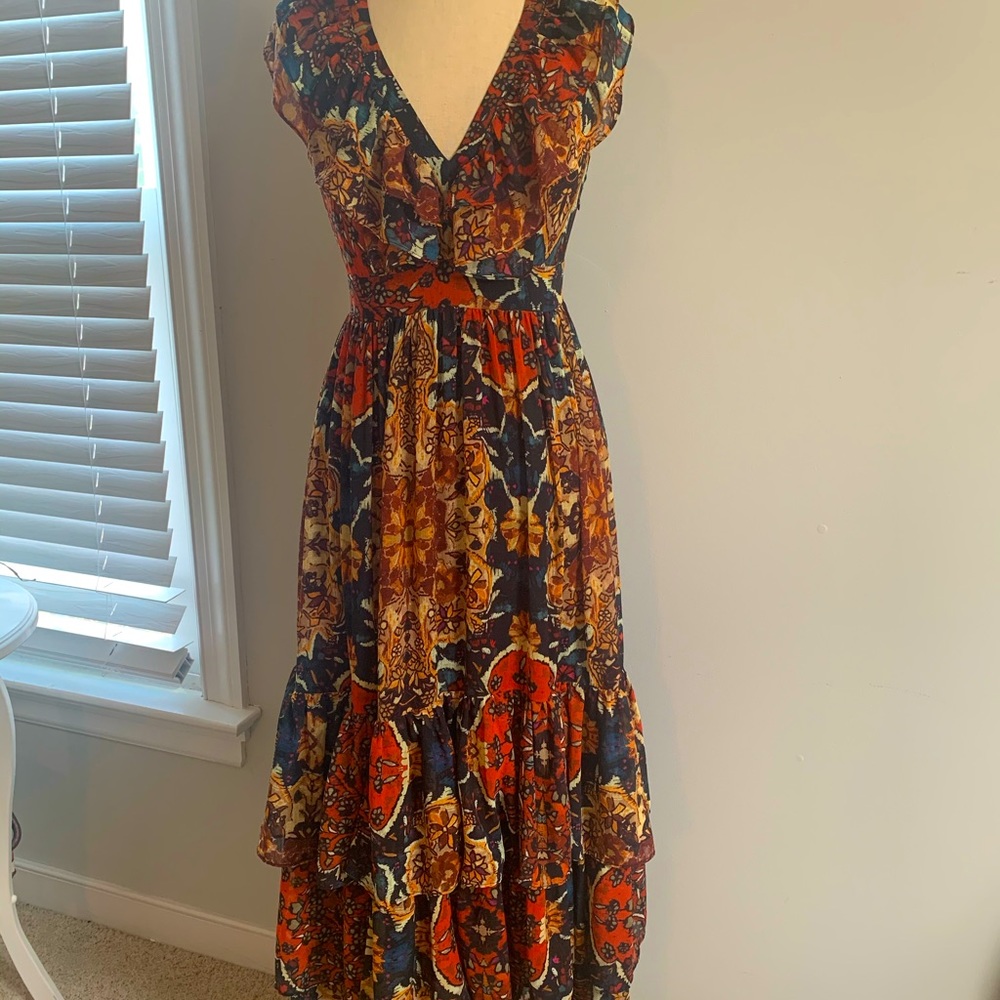 Free people Multi-colored Maxi dress